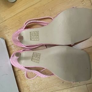 Pink Strappy Heels